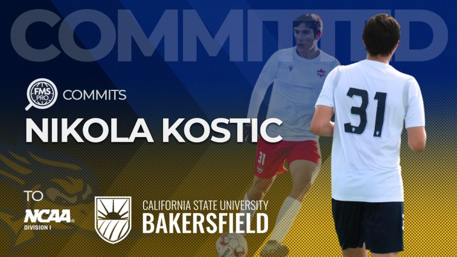 Dominant left-footed centre back Nikola Kostic is headed to NCAA Division I soccer with California State University, Bakersfield. The 6’4” defender brings size, mobility, strength, and high soccer IQ to the Roadrunners program as he prepares to compete against top-level opposition on the West Coast.