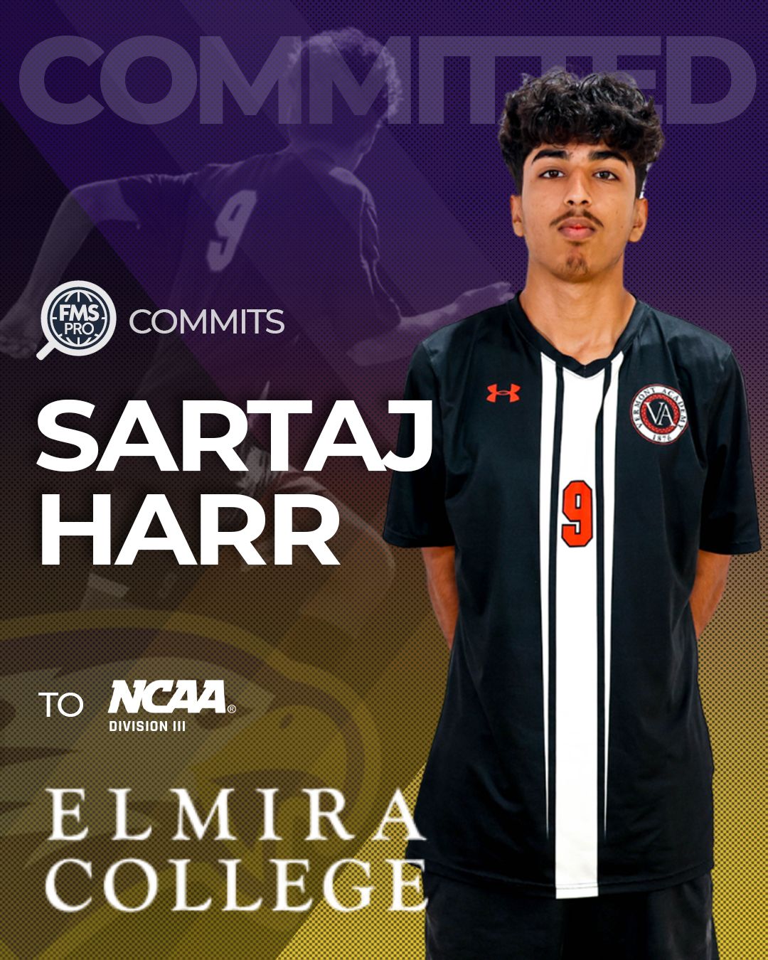 FMSpro commits Sartaj Harr to Elmira College 