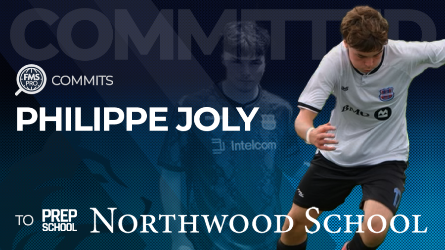 Philippe Joly signing Northwood School soccer commitment