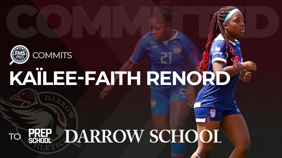 A Canadian champion is bringing elite pace and power to New York. FMSpro is proud to announce the commitment of CS St-Laurent standout Kaïlee-Faith Renord to Darrow School. After playing an instrumental role in her club's 2025 National Championship run, find out how this dynamic left-footed attacker is set to lead the charge for Darrow’s program rebuild.