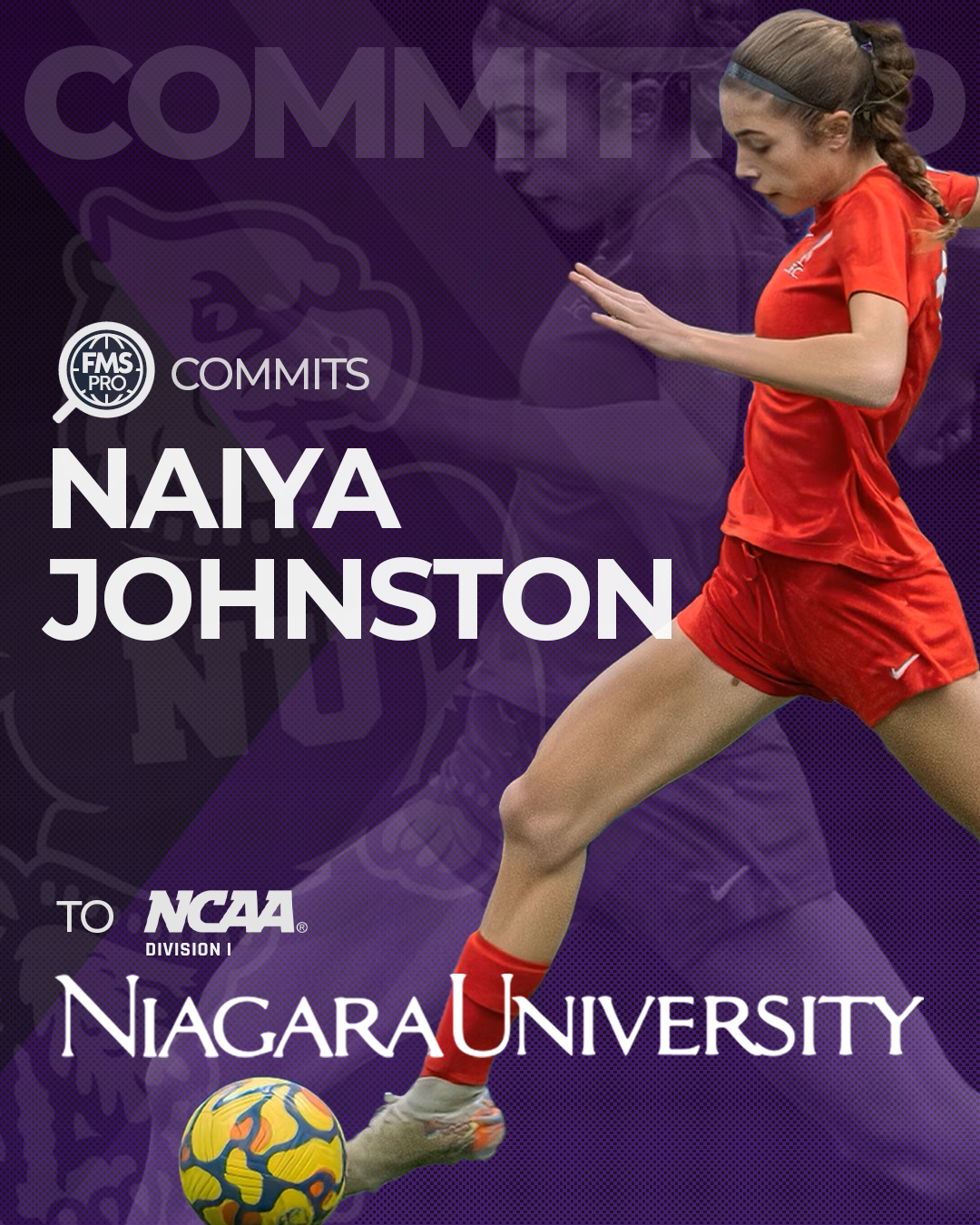 Naiya Johnston, NCAA Division I commit to Niagara University