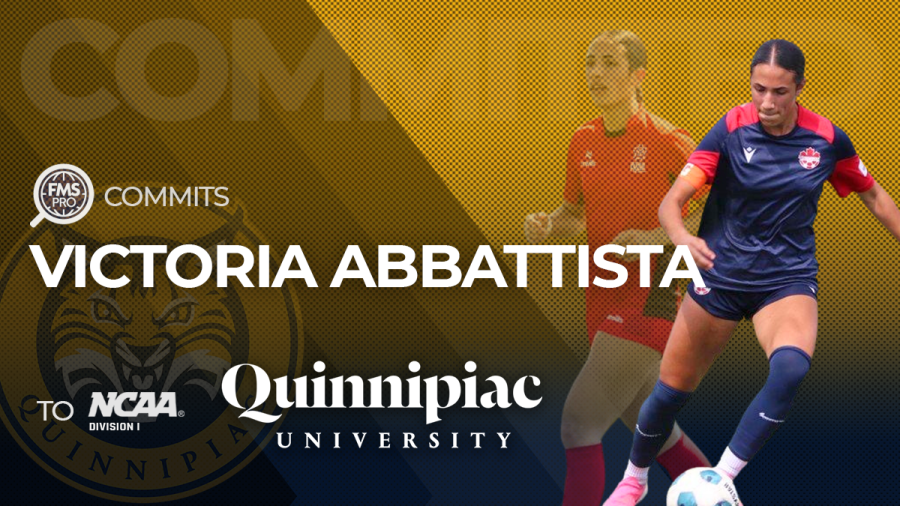 FMSpro is proud to announce the commitment of standout centre back Victoria Abbattista to NCAA Division I Quinnipiac University. The Vaughan and Team Ontario defender brings physicality, athleticism, aerial ability, and strong 1v1 defending to the Bobcats