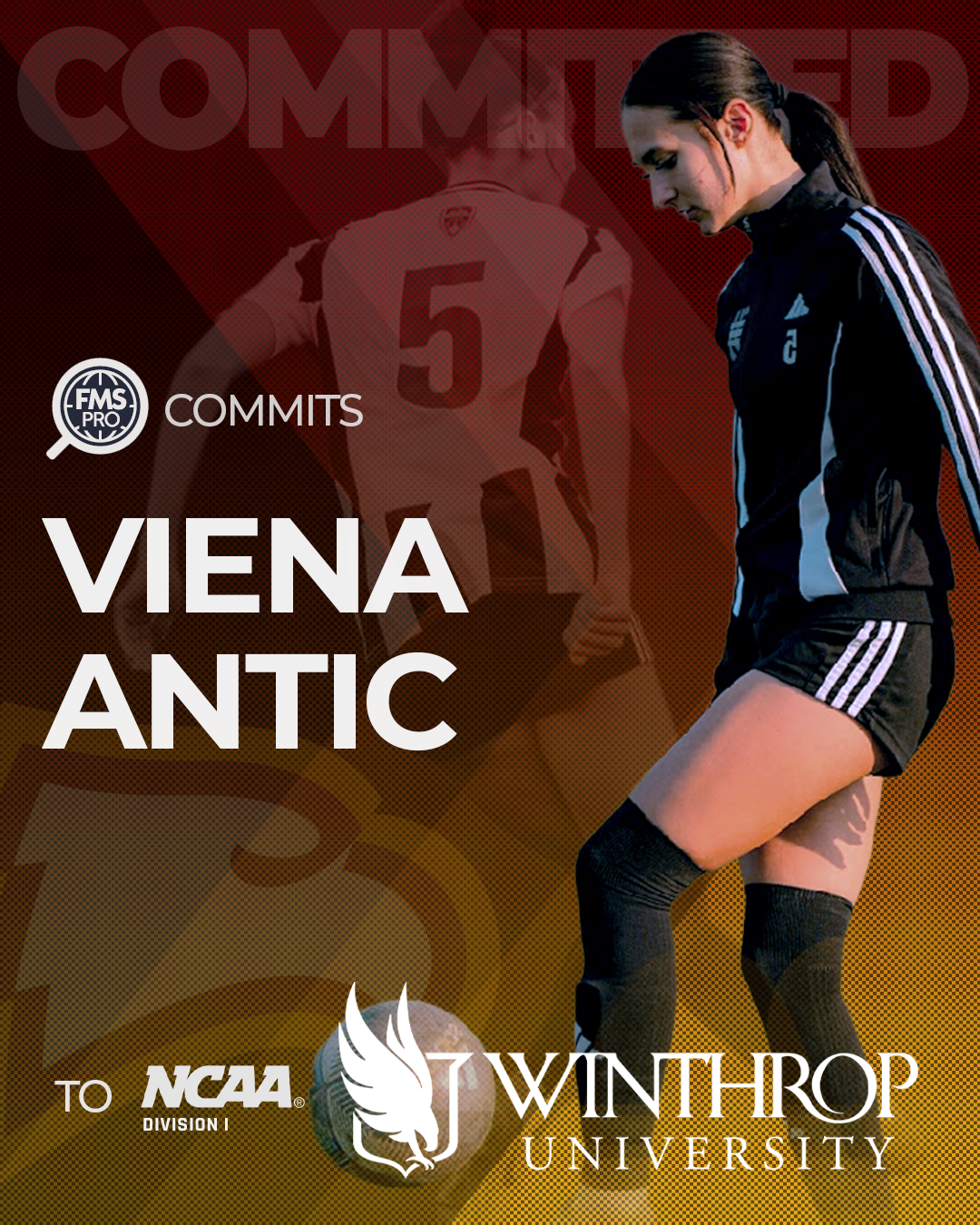 Viena Antic Winthrop University soccer commitment