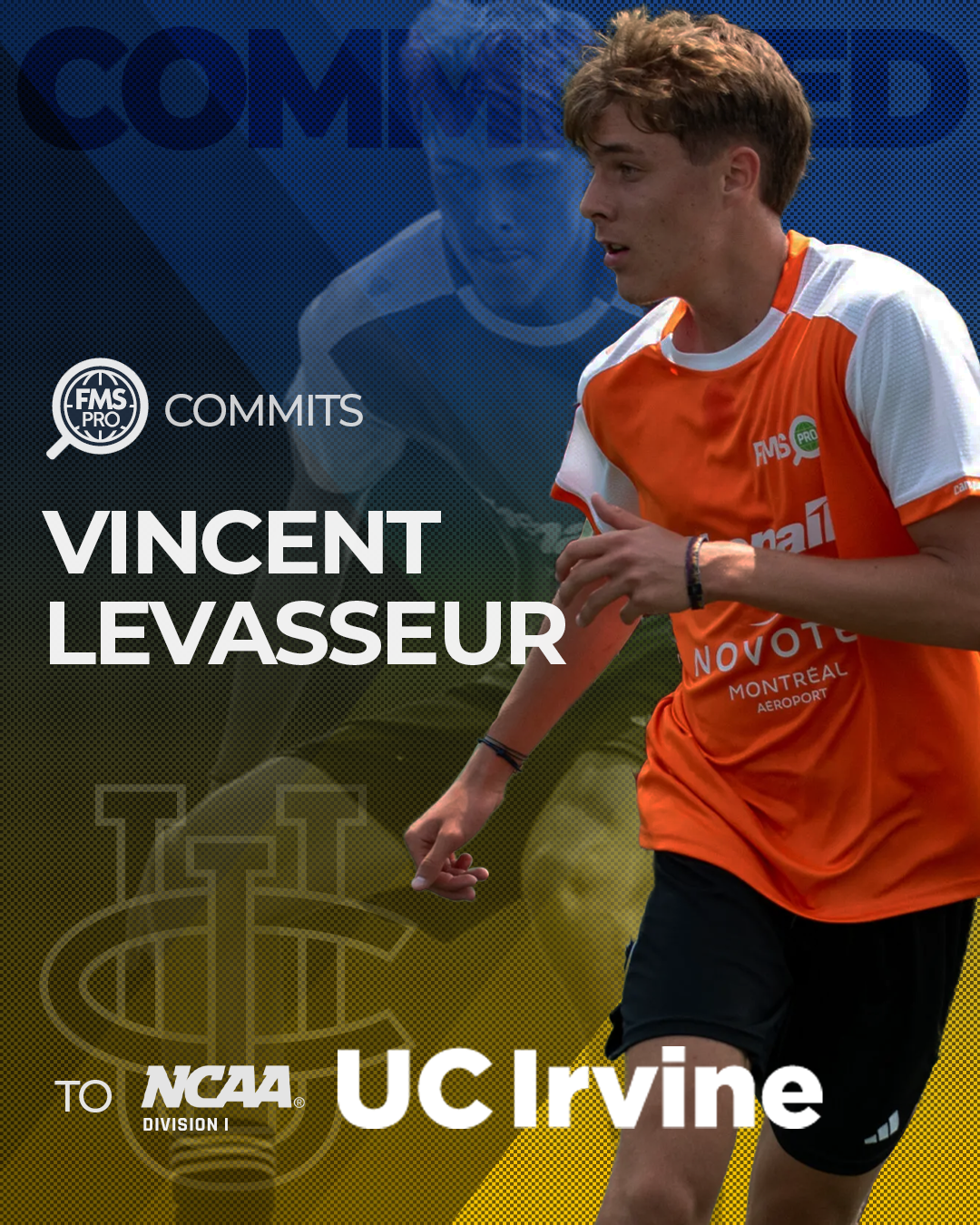 Vincent Levasseur UC Irvine soccer commitment