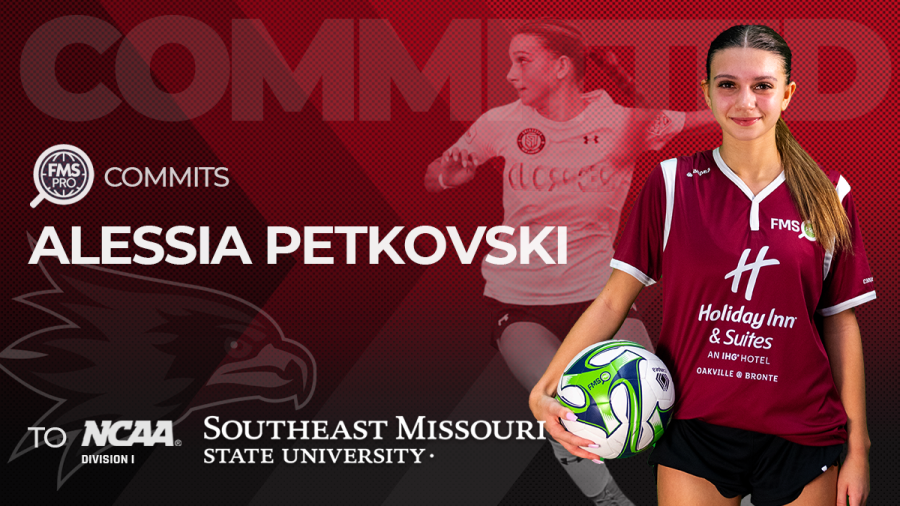 FMSpro proudly announces that midfielder Alessia Petkovski has committed to NCAA Division I Southeast Missouri State University. The 2008-born Pickering standout, known for her elite vision and powerful left foot, joins a competitive SEMO program ready to make noise in the OVC.