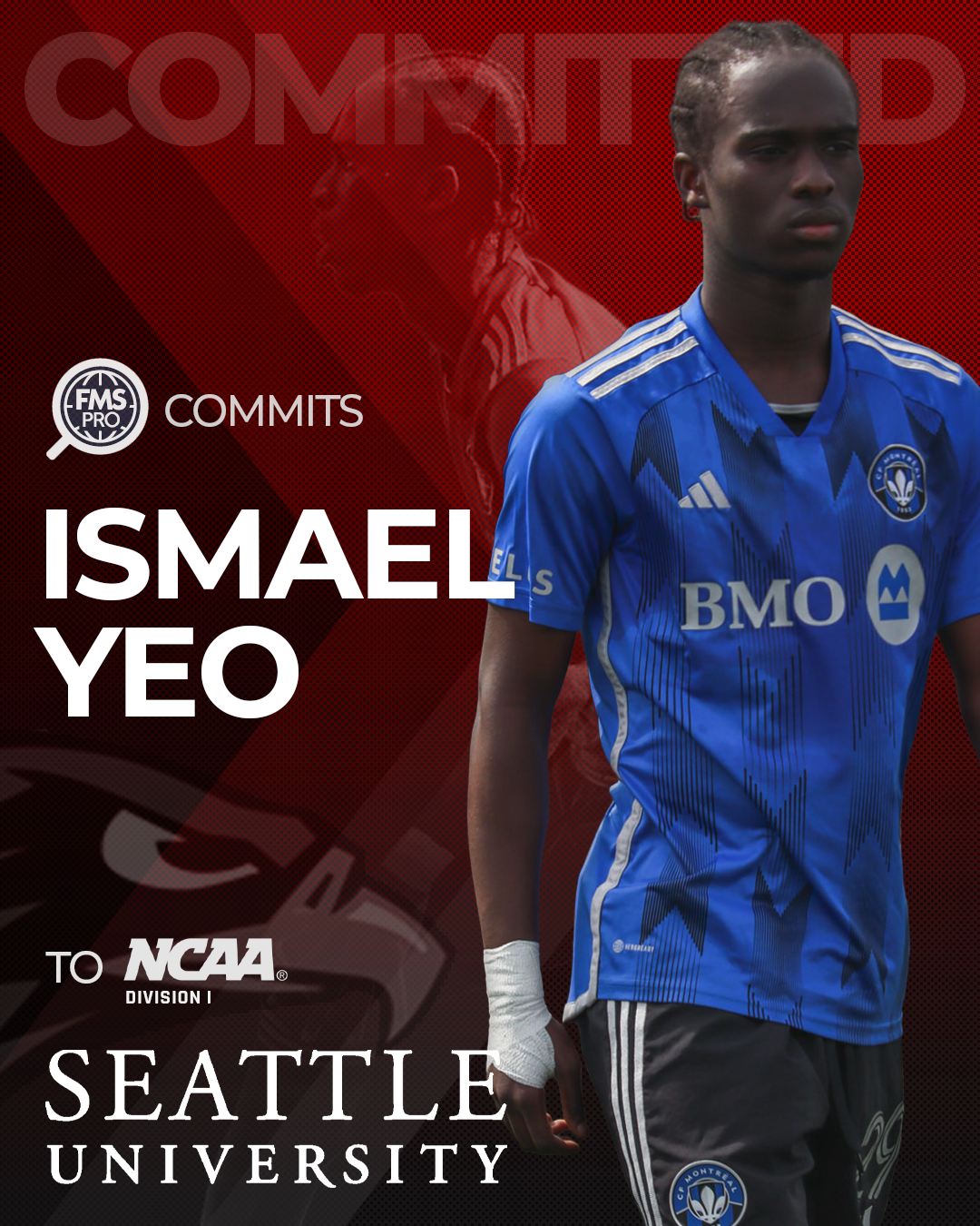 Ismael Yeo soccer commitment Seattle University Redhawks