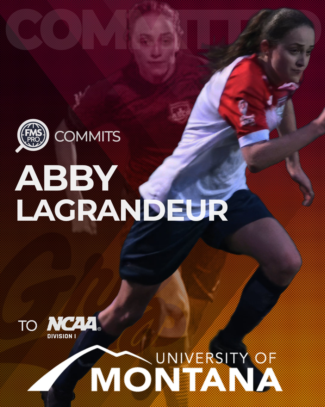Abby Lagrandeur University of Montana soccer commitment
