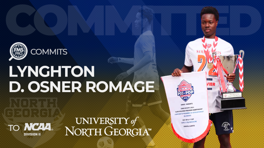 FMSpro is thrilled to announce that standout centre back Lynghton D. Osner Romage is taking his talents to the University of North Georgia! After a key role in CS St. Laurent's Canadian Championship run, the physical 2007-born defender is ready to join a winning program in the highly competitive Peach Belt Conference. Find out what Head Coach Anel Lilic is saying about this exciting addition and which former teammates Lynghton will be joining on the roster.