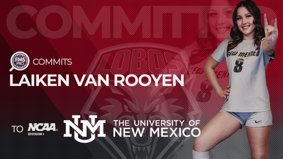 Laiken van Rooyen to UNM Lobos Soccer (NCAA D1)