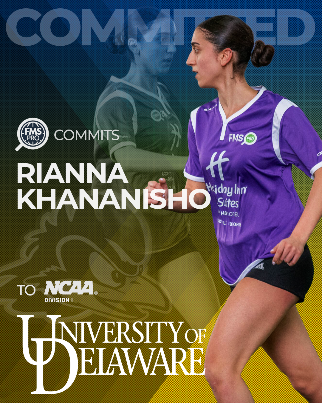 Rianna Khananisho centre back Team Ontario Woodbridge Delaware