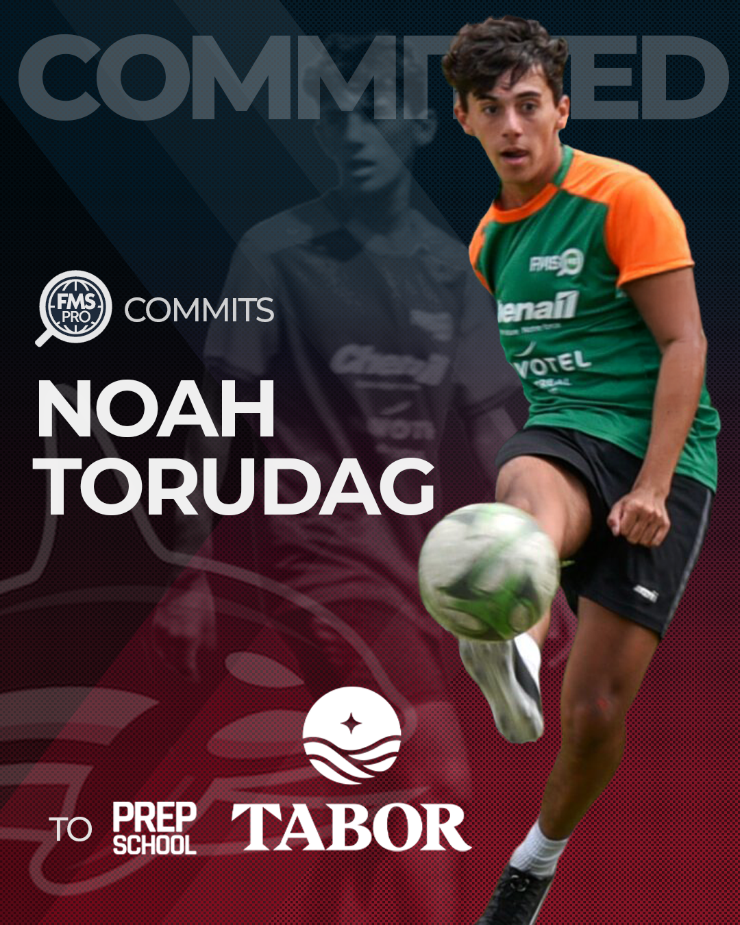 Noah Torudag midfielder signing Tabor Academy