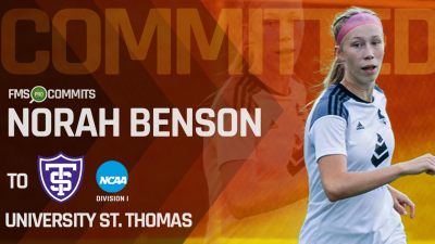 Norah Benson signed with NCAA Division I University of St. Thomas, talented midfielder from Alliance FC London.