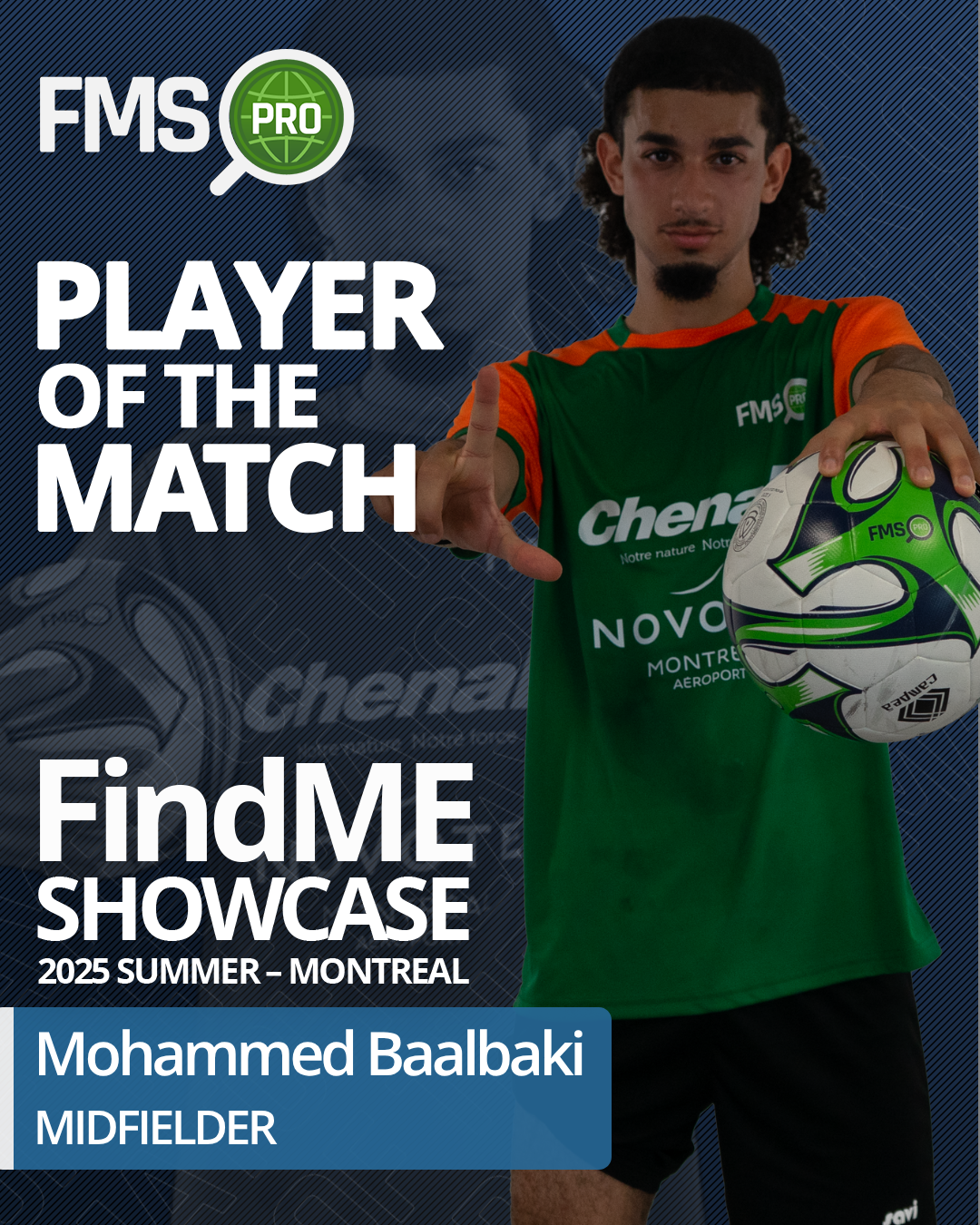 player of the match findme 2025 montreal boys mohammed baalbaki