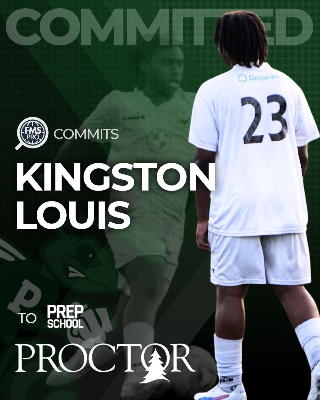 FMSpro commits Kingston Louis to Proctor Academy