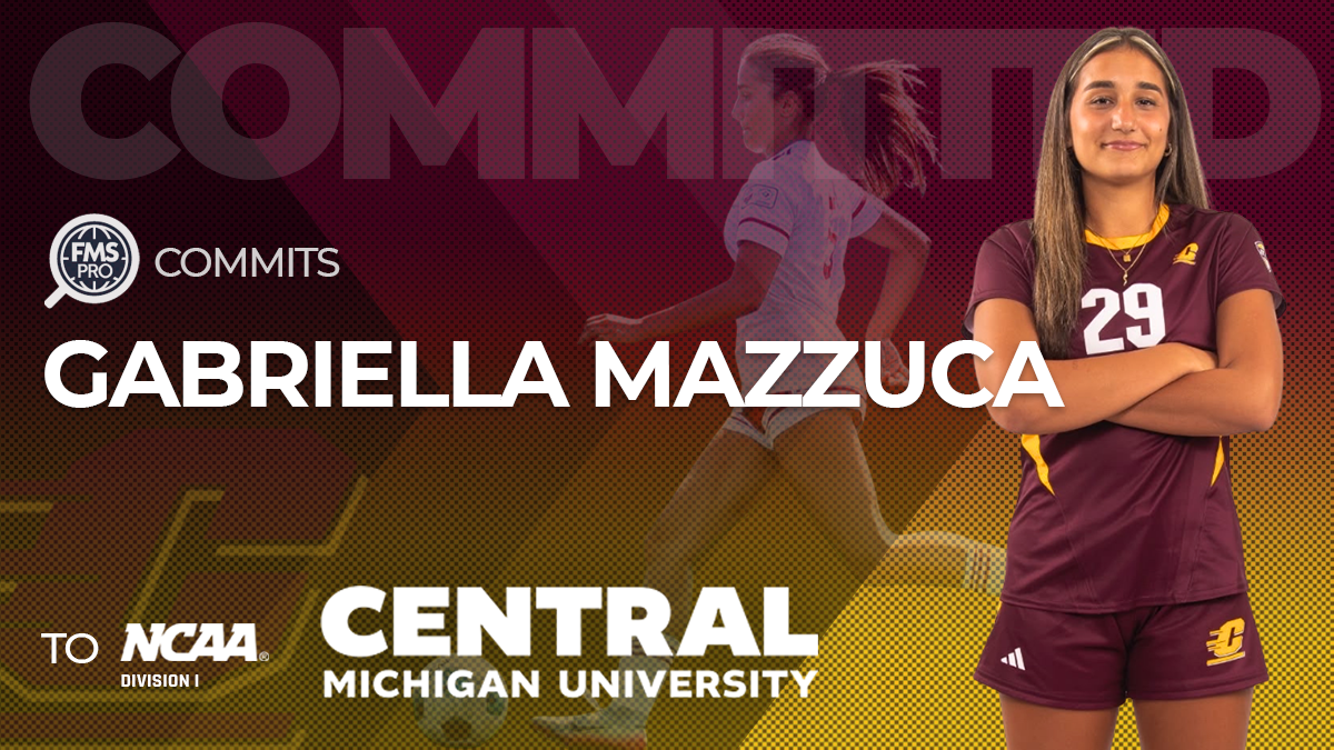 FMSpro is proud to announce the commitment of Gabriella Mazzuca to NCAA D1 Central Michigan University! One of the top centre backs in the province, Gabriella brings size, strength, physicality, leadership, and dominant aerial ability to the Chippewas.