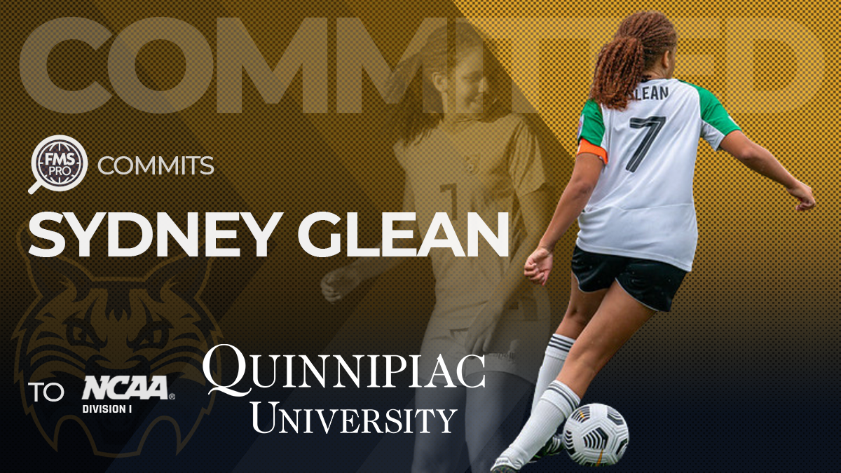 FMSpro is proud to announce the commitment of versatile standout Sydney Glean to NCAA Division I Quinnipiac University. A physical presence from North Toronto, Sydney excels as a center midfielder or center back, known for her technical skill, aerial dominance, and international experience representing the Guyana National Team. Quinnipiac’s Associate Head Coach Dan Fabian is eager for Glean to join the successful program as they continue to compete for championships.