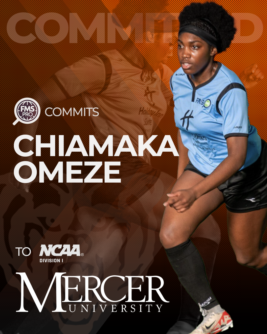 Chiamaka Omeze, NCAA Division I commit to Mercer University