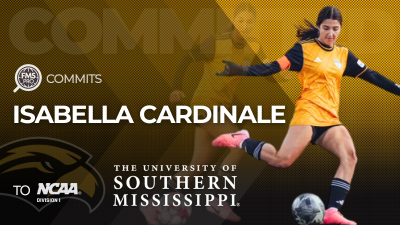 From the OPDL to the Sun Belt Conference, Isabella Cardinale is headed to the Division I stage. FMSpro is proud to announce the commitment of the Pickering standout and 2009-born midfield engine to the University of Southern Mississippi. Discover how Isabella’s aggressive style, tactical versatility, and elite vision caught the eye of the Golden Eagles' coaching staff.