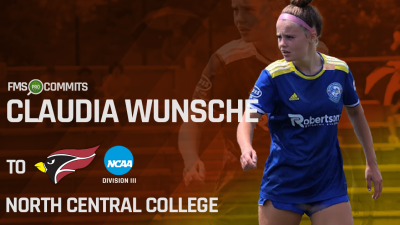 Claudia Wunsche signing with North Central College, midfielder for Burlington Bayhawks with coach Andrew Gamarra