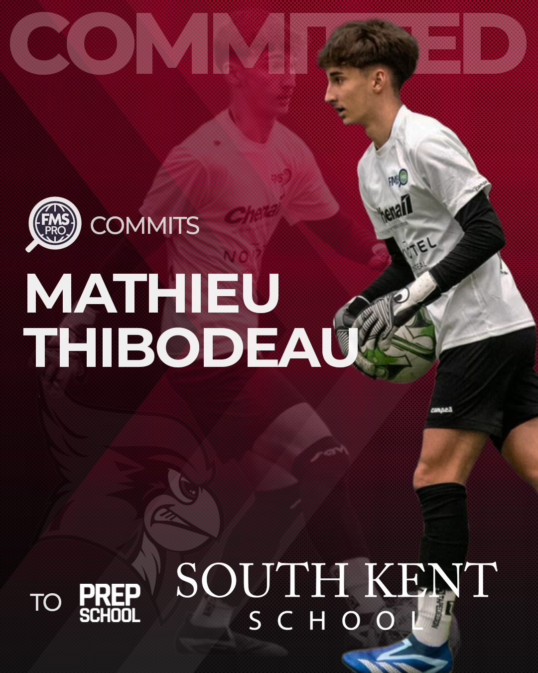 Mathieu Thibodeau goalkeeper South Kent soccer
