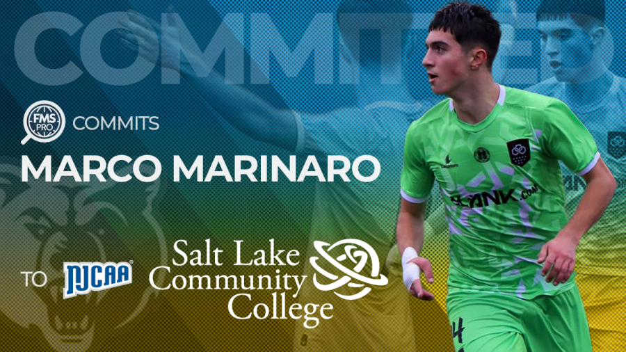 Marco Marinaro soccer forward signing Salt Lake Community College