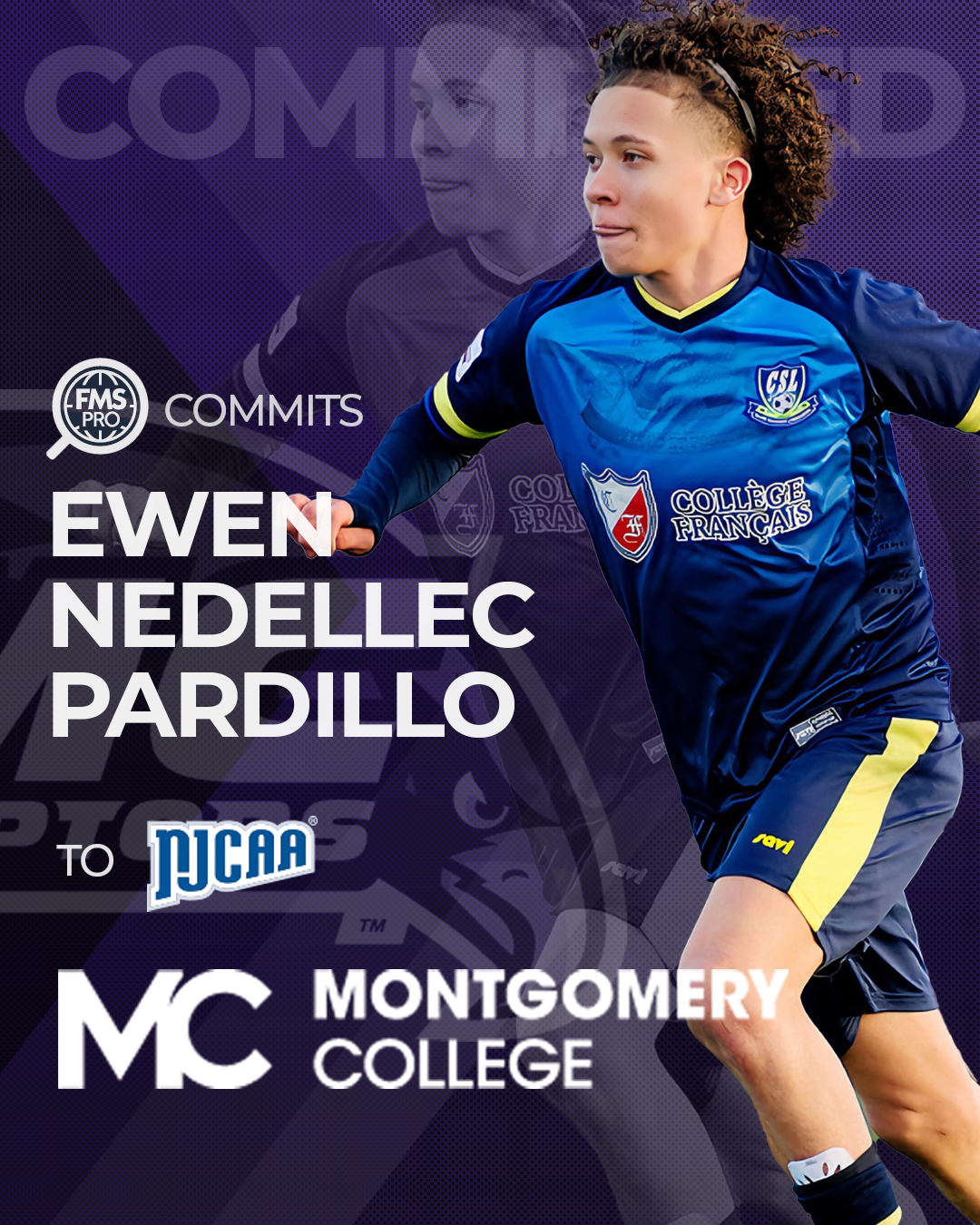 FMSpro Announces Signing of Ewen Nedellec Pardillo to Montgomery College