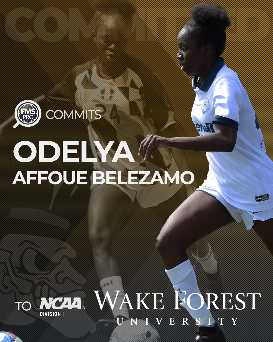 Odelya Affoue Belezamo Wake Forest University soccer commitment