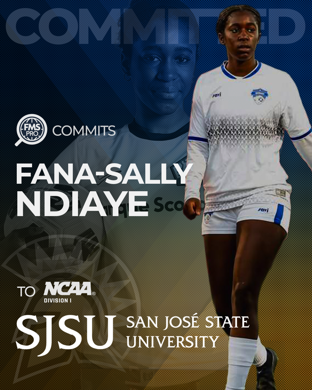 Fana-Sally Ndiaye San José State University soccer commitment