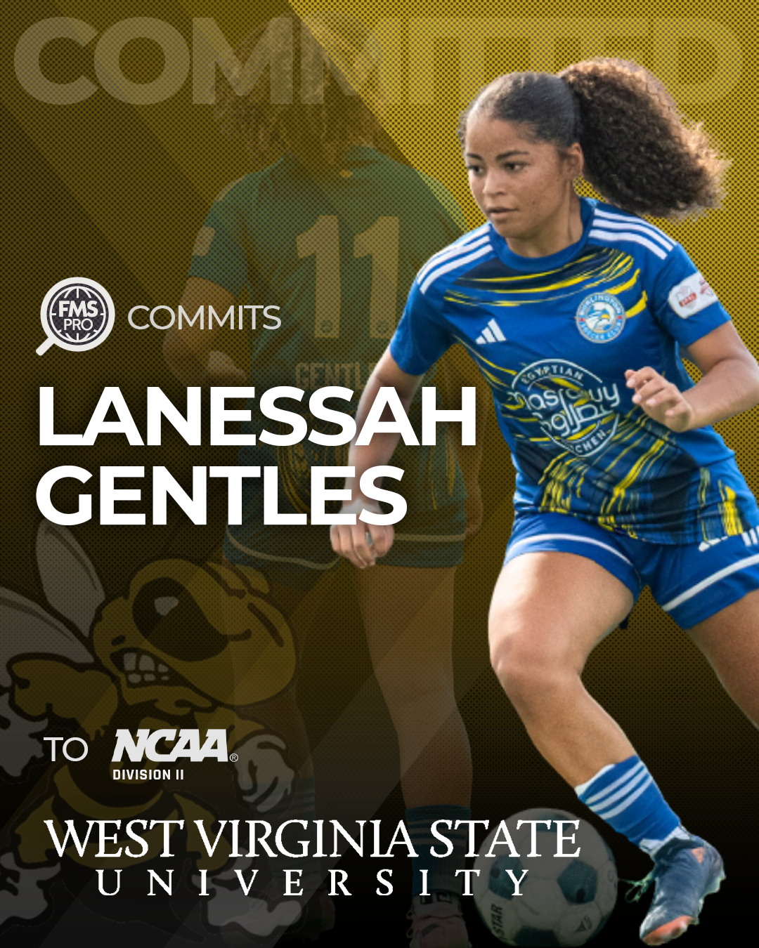 FMSpro commits Lanessah Gentles to West Virginia State University
