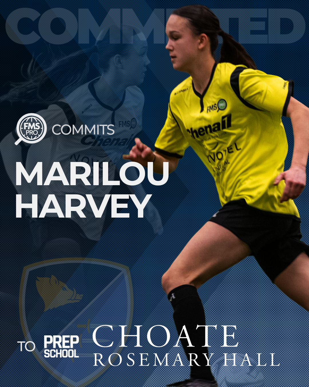 Marilou Harvey Choate Rosemary Hall soccer commitment