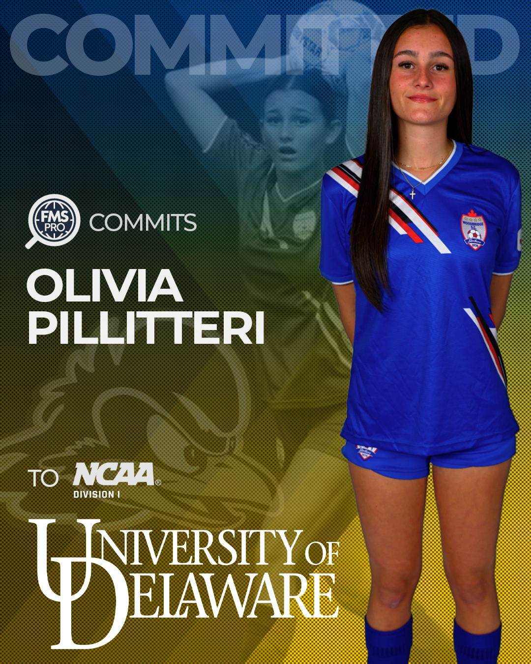 Olivia Pillitteri commitment University of Delaware soccer
