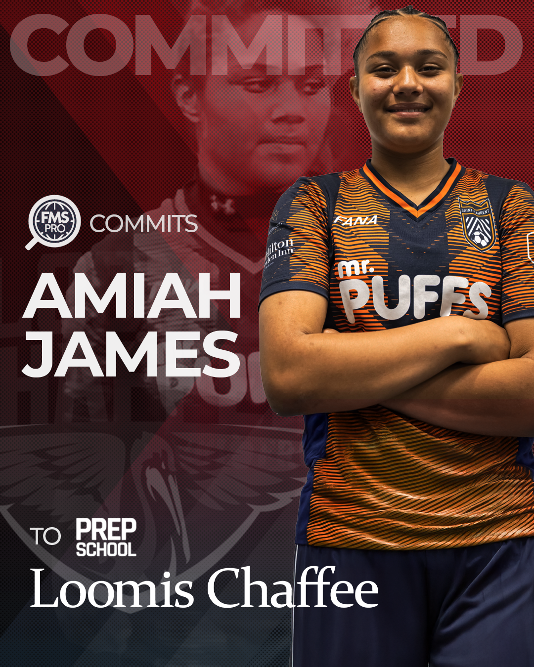 Amiah James Commits to The Loomis Chaffee School