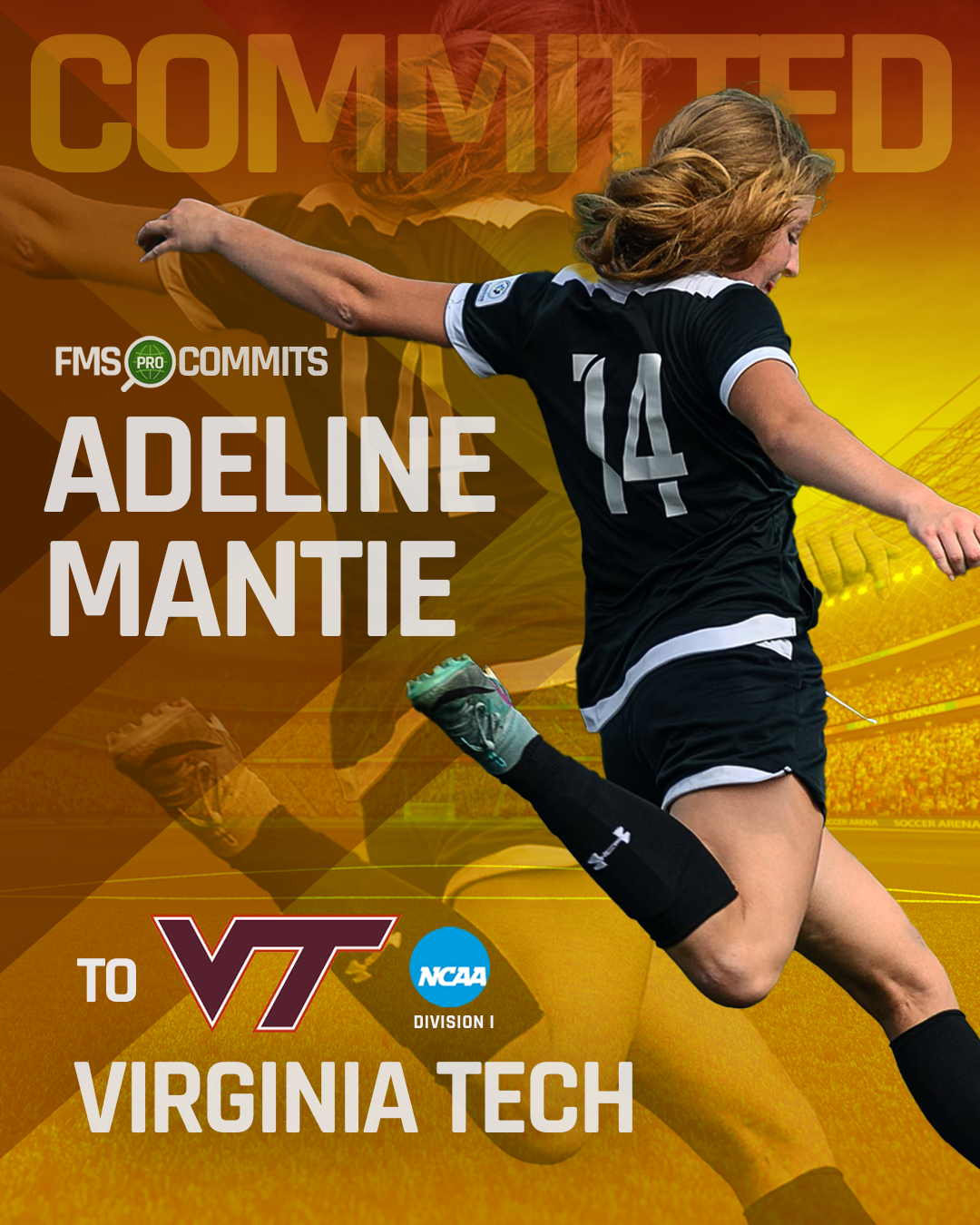 Adeline Mantie to Virginia Tech