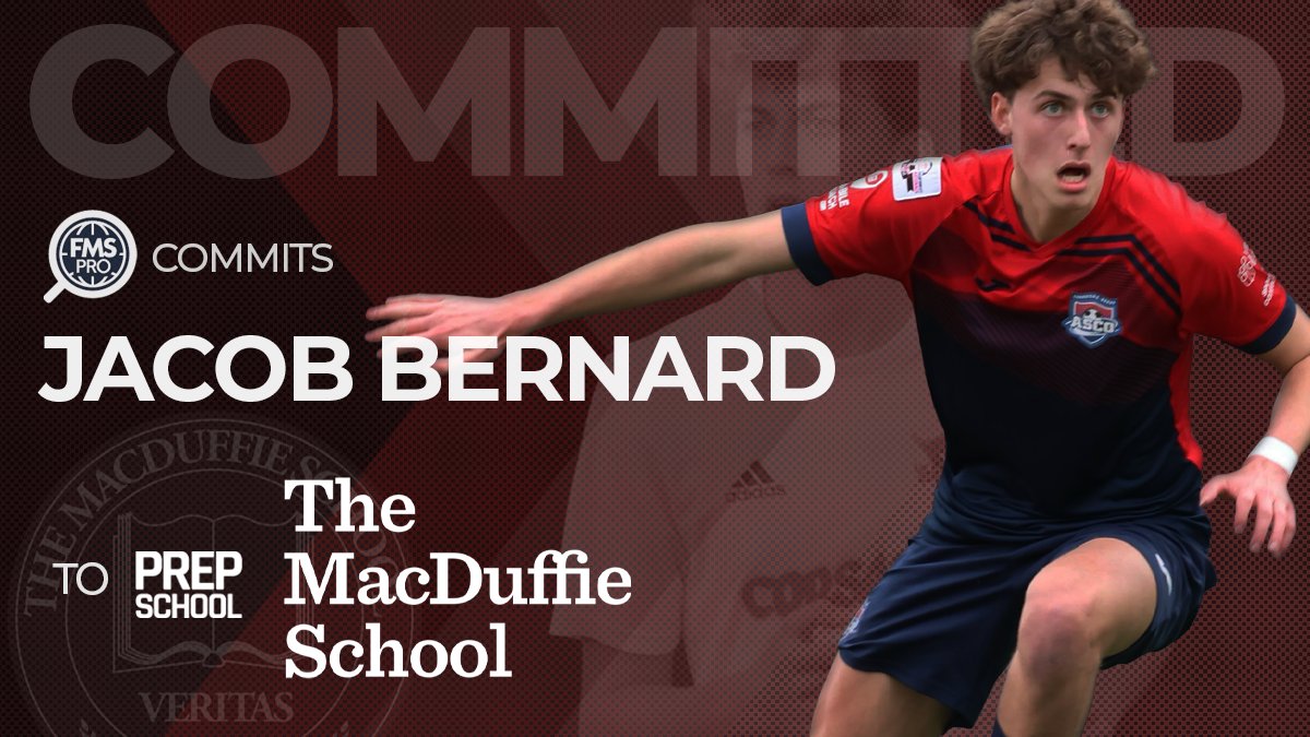 Jacob Bernard The MacDuffie School soccer commitment