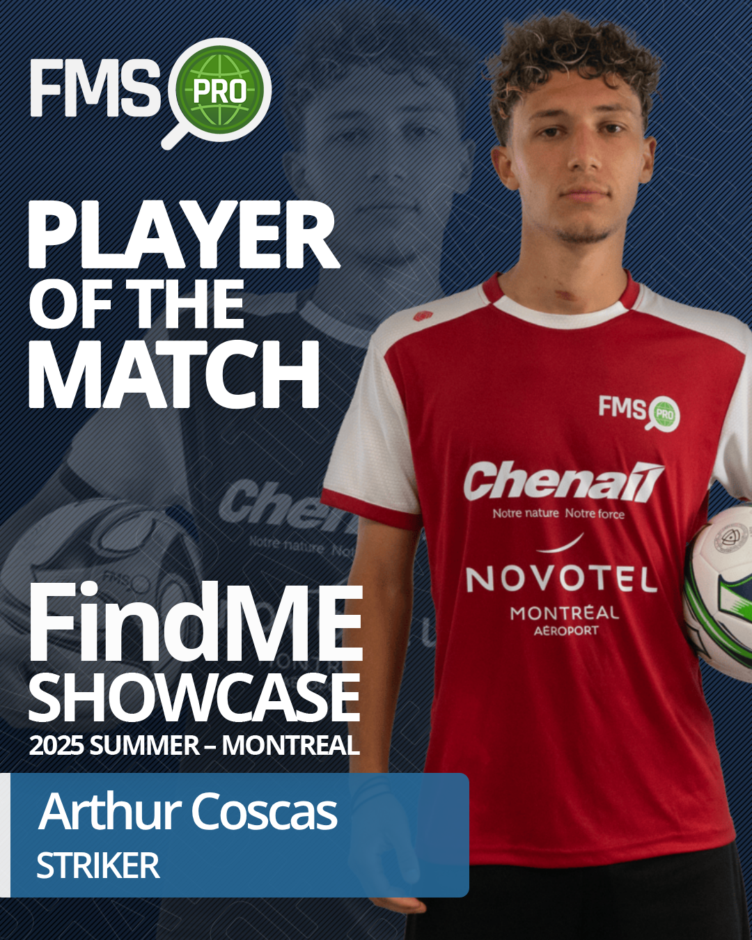 Arthur Coscas Player of the Match Green-Orange B vs Red A