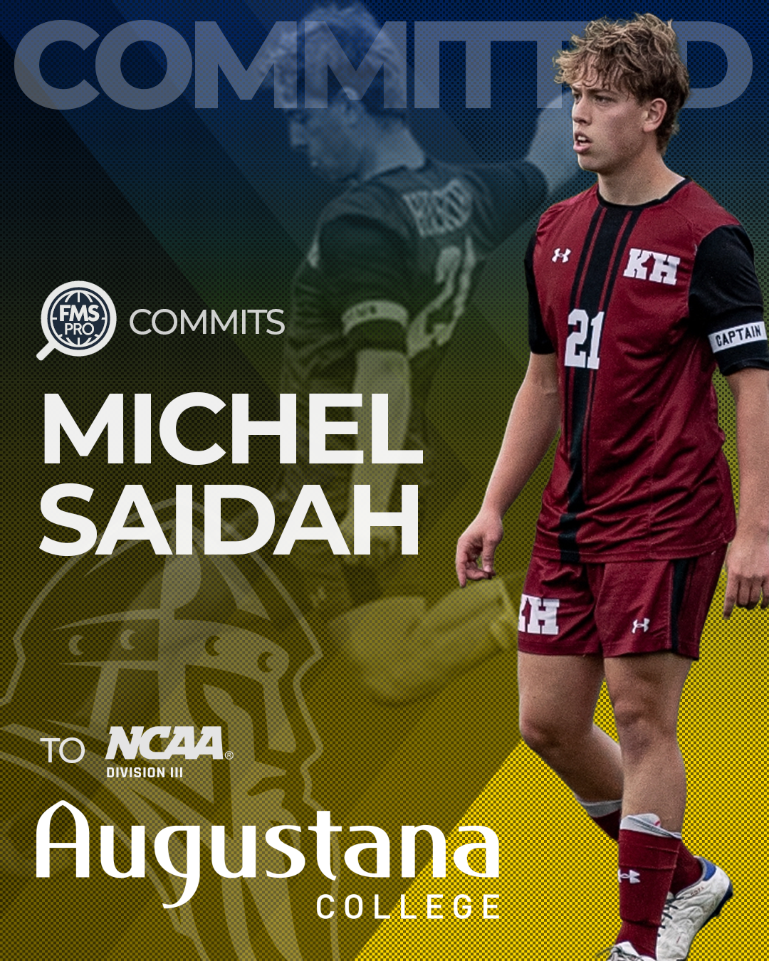 Michel Saidah defender commitment Augustana College soccer