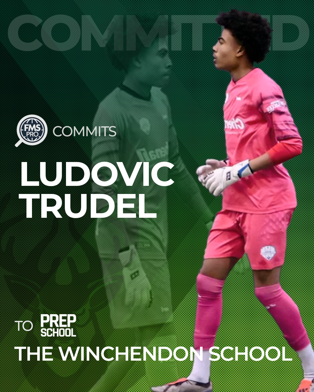 Ludovic Trudel goalkeeper commitment Winchendon School