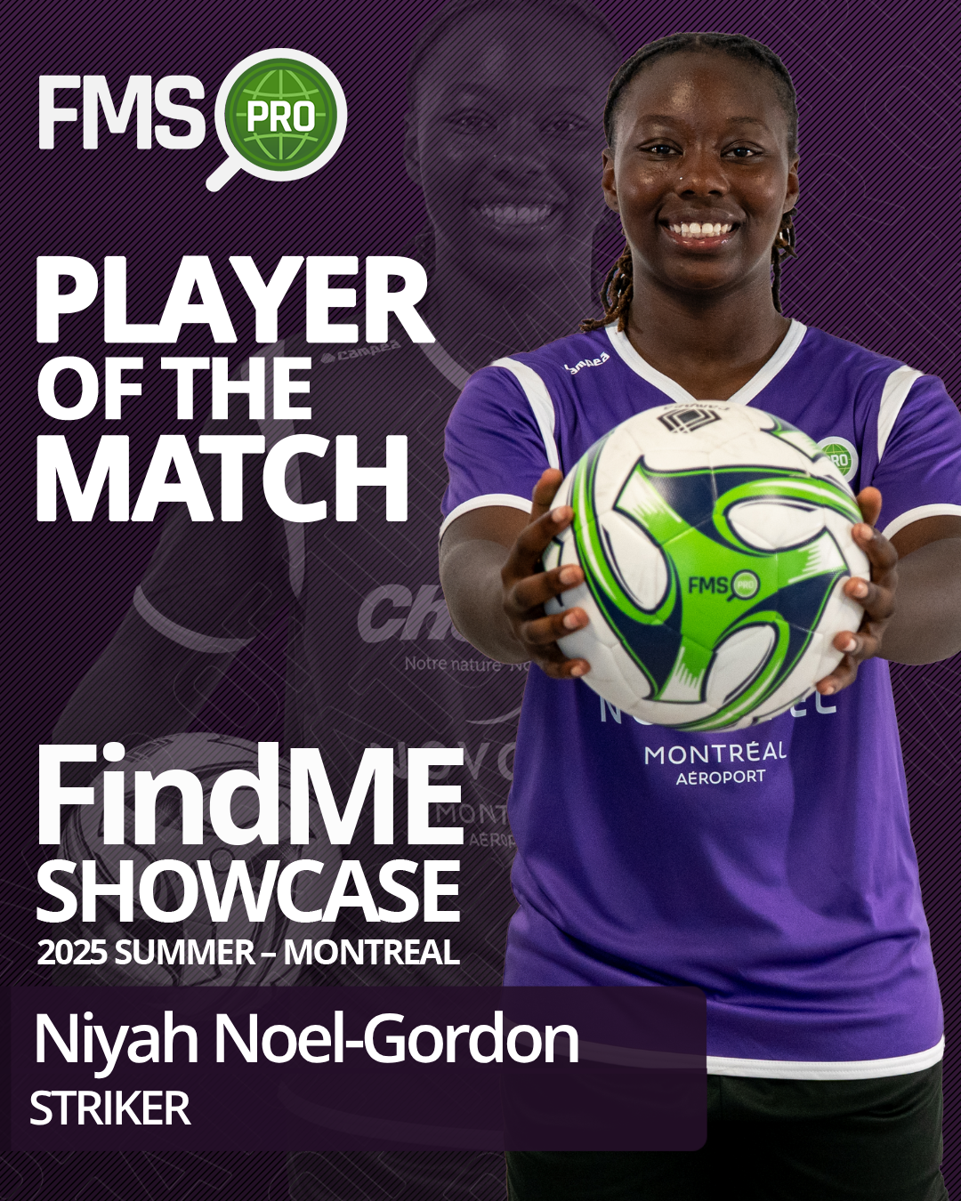 player of the match findme 2025 montreal girls niyah noel-gordon