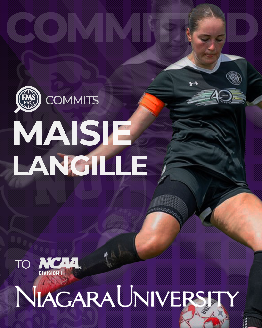 Maisie Langille Joins Niagara University NCAA D1 Soccer Program