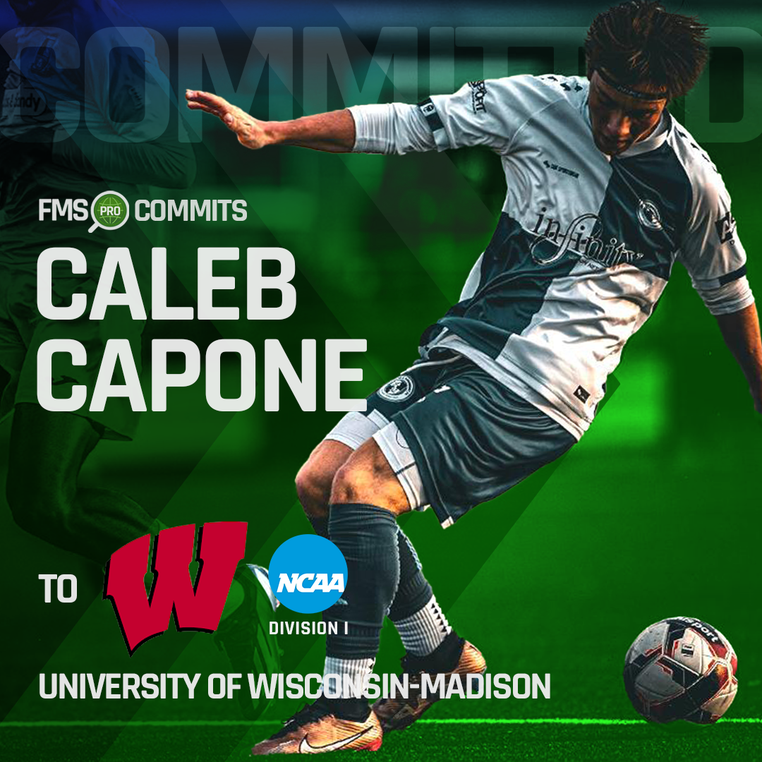 Caleb Capone signing with University of Wisconsin-Madison, joining as a winger/striker.