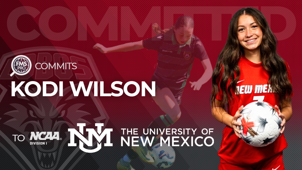 FMSpro is proud to announce the commitment of dynamic and technical midfielder Kodi Wilson to NCAA Division I University of New Mexico. The Calgary Foothills standout brings explosiveness, technical ability, and a fearless attacking mentality to the Lobos.