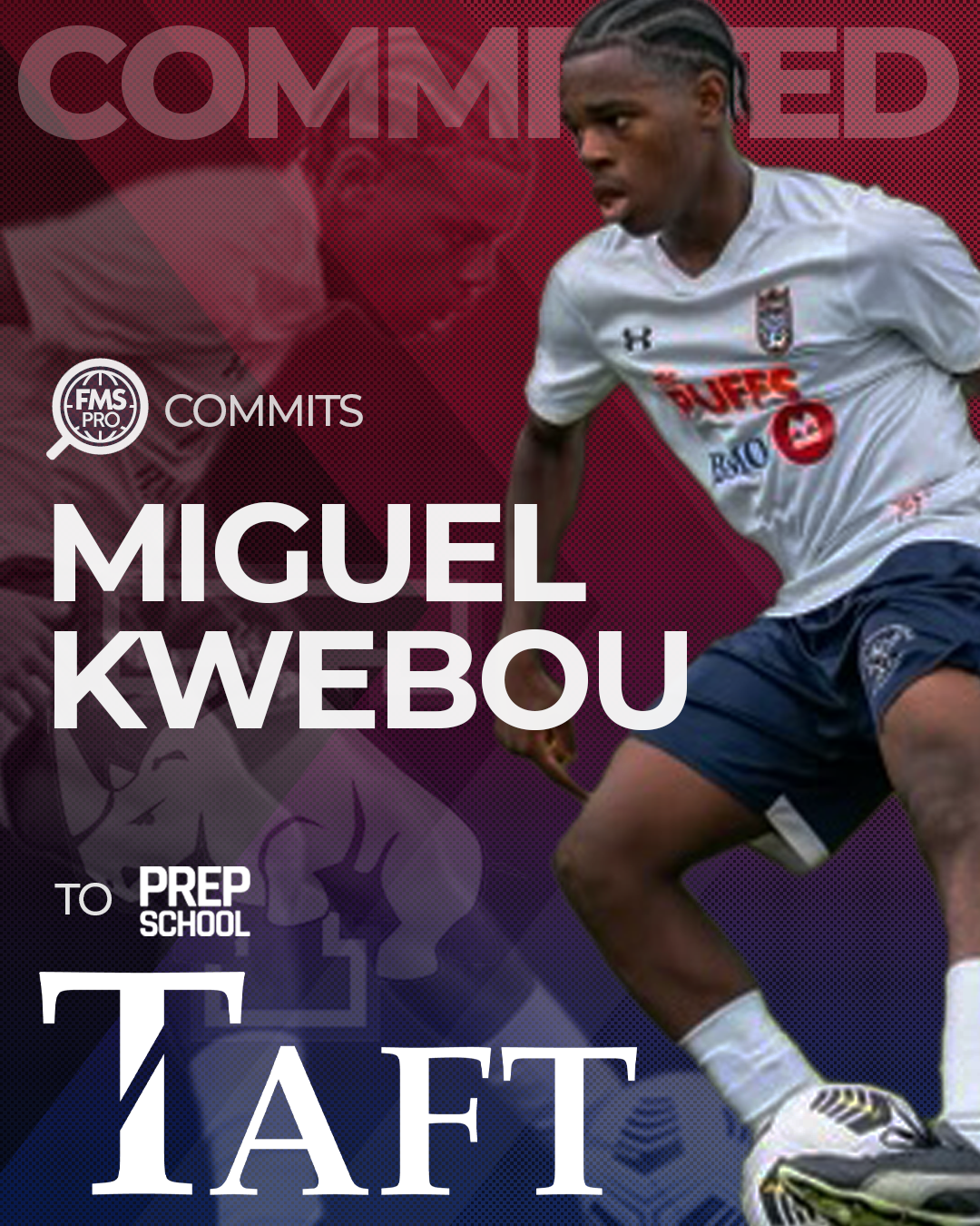 Miguel Kwebou, commit to The Taft School