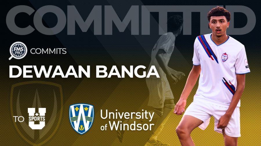 A key part of the top-ranked 2008 Woodbridge team, 6'4" defender Dewaan Banga has officially committed to the University of Windsor. Find out why this National Champion chose the Lancers to pursue his engineering degree and continue his elite soccer career.