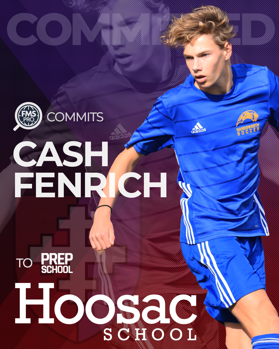 Cash Fenrich, prep school commit to Hoosac School