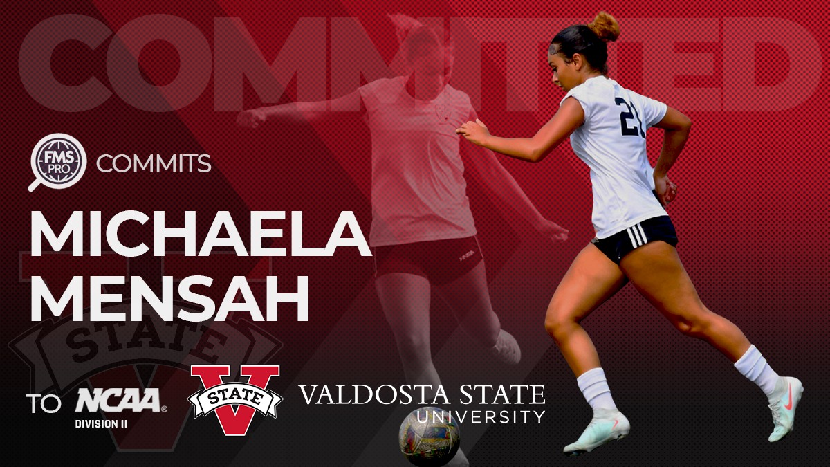 FMSpro is excited to announce the signing of Michaela Mensah to Valdosta State University! A standout attacking midfielder from AIFC, Michaela is known for her powerful left foot and ability to score from a distance. After a strong showing at the Findmeshowcase event, she's ready to bring her talents to the competitive GSC conference. Head Coach Stephen Andrews is confident she'll be an immediate asset in the attacking third. Read more about Michaela's journey to Valdosta State!