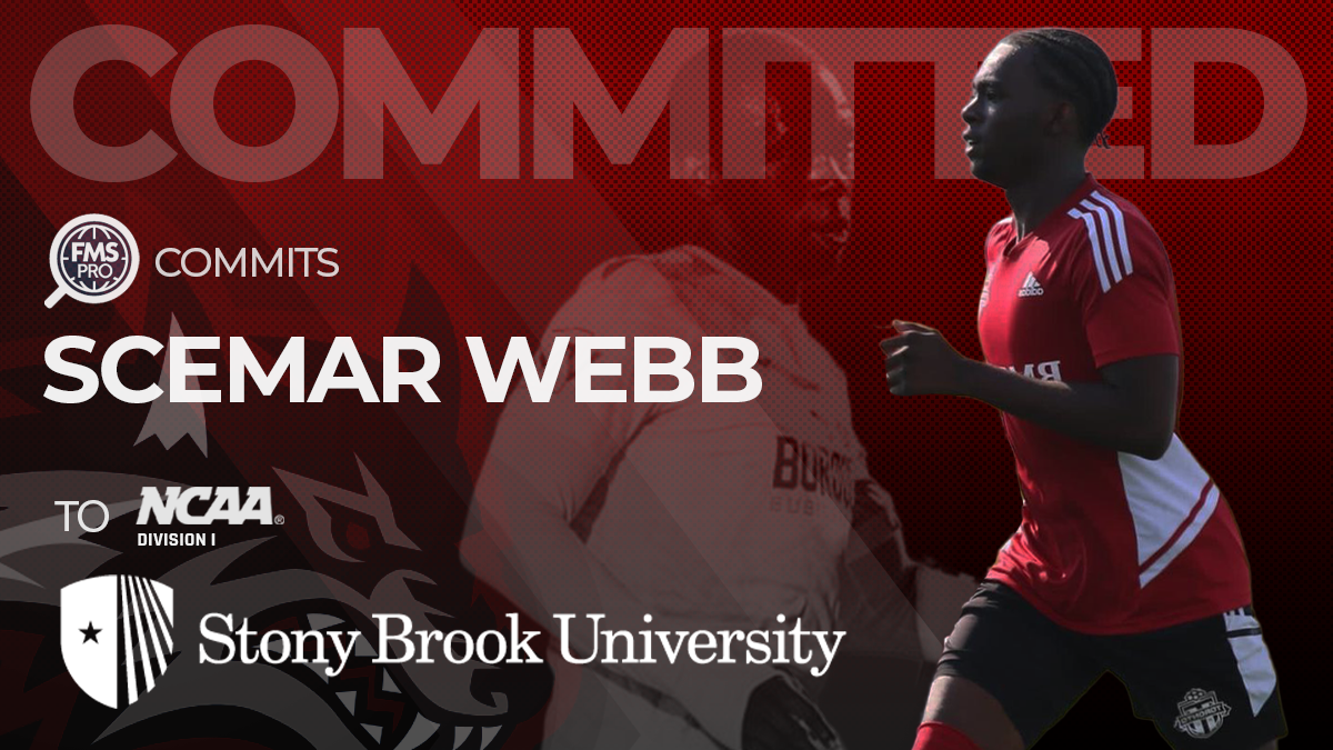 Scemar Webb signs with NCAA D1 Stony Brook University after time with Borough FC and Toronto FC Academy