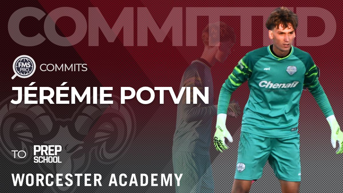 A massive presence is heading to the NEPSAC. FMSpro is proud to announce the commitment of 6'6" goalkeeper Jérémie Potvin to the prestigious Worcester Academy. From dominating the PLSJQ with CS St-Laurent to training at the elite Clean Sheet International, find out why Jérémie’s professional profile and shot-stopping ability make him the perfect fit for Coach Tumi Gugushe’s squad.