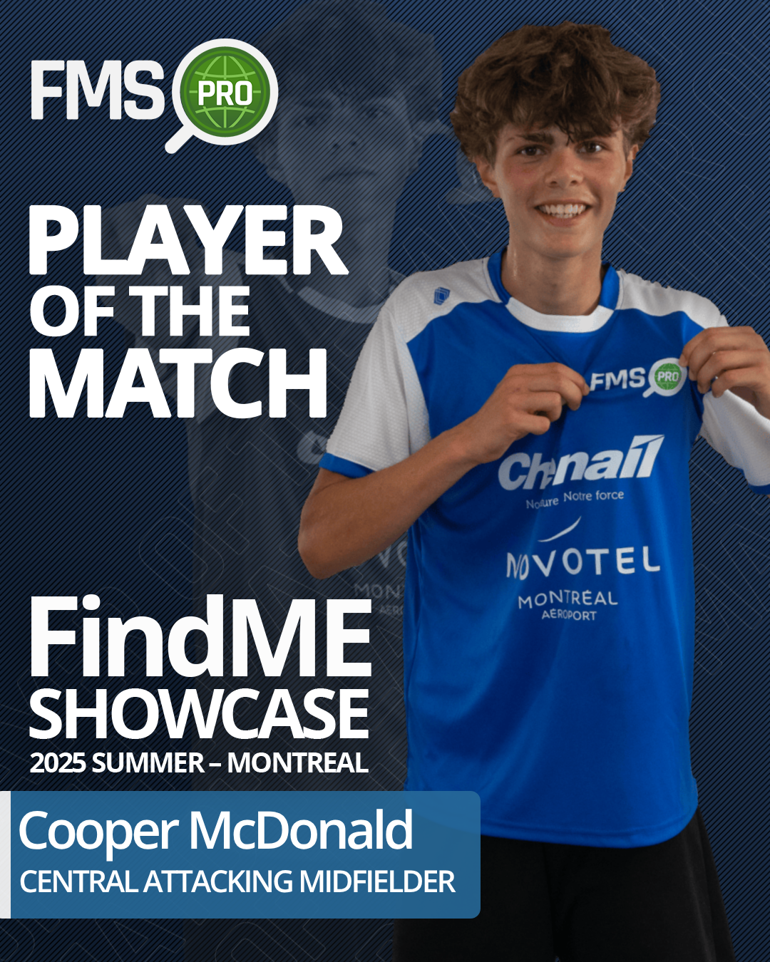 Cooper McDonald Player of the Match Blue B vs Silver B