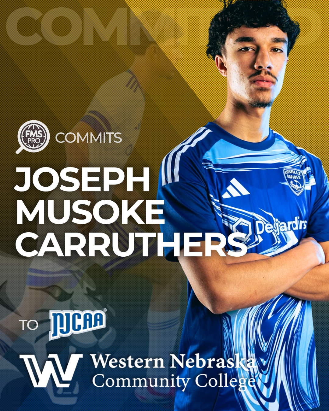 FMSpro commits Joseph Musoke Carruthers to Western Nebraska Community College