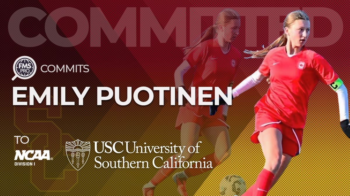 Ontario standout Emily Puotinen has committed to the University of Southern California, where she will continue her academic and athletic career with one of the nation's premier NCAA Division I women's soccer programs.